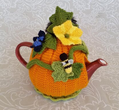 Pumpkin Hedgehog Tea Cosy