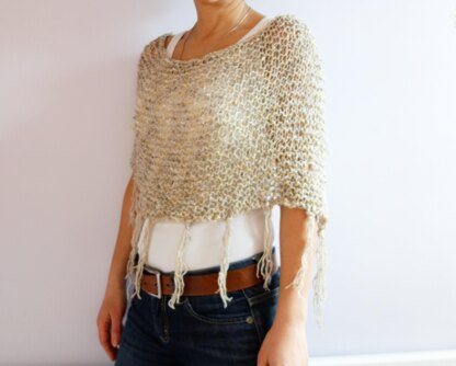 Fringed Capelet