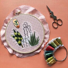 M Creative J Peel, Stick, and Stitch Detailed Cacti - Leaflet