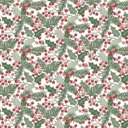 Liberty A Woodland Christmas - Winterberry Holly I
