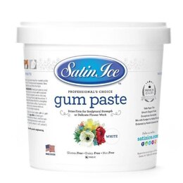 Satin Ice White Gum Paste, 2lb