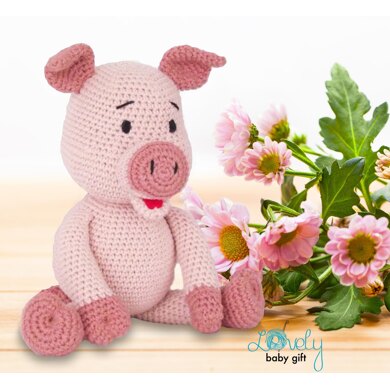 Pink Pig Amigurumi Crochet Pattern