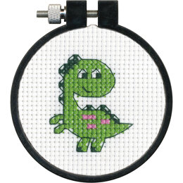 Dimensions Learn-A-Craft Dino Cross Stitch Kit