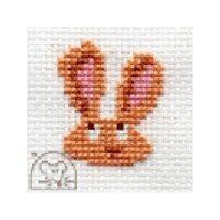Mouseloft Quicklets - Bunny Cross Stitch Kit - 3in