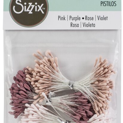 Sizzix Making Essential Flower Stamens 300/Pkg - Pink & Purple