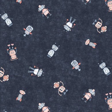 Poppy Fabrics - Digital Robots Jersey