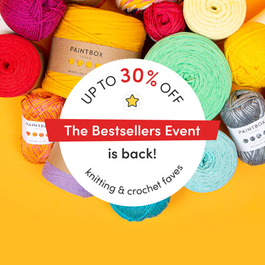 Up to 30 percent off knitting & crochet bestsellers!