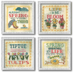 Tiny Modernist Spring Signs - Leaflet