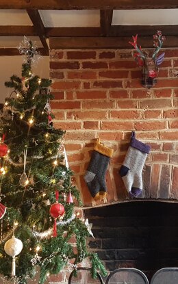 Garter Stitch Christmas Stocking