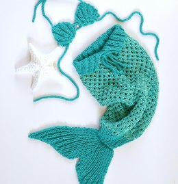 Mermaid Tail Baby Blanket
