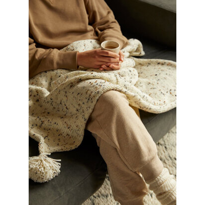 DMC Mindful Making The Quiet Time Blanket Knitting Kit - 100cm x 100cm