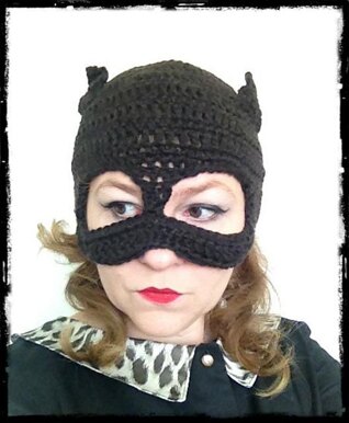 Crochet Catwoman Mask