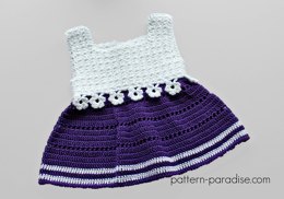 Violet Blooms Baby Dress