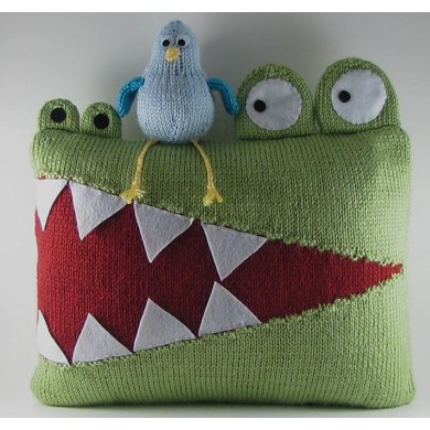 Hungry Alligator Pillow