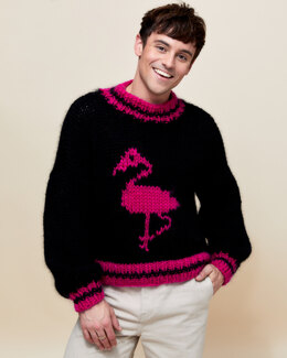 Made with Love - Tom Daley Flamin-GO For It S-M Jumper Knitting Kit
