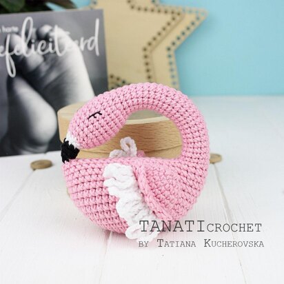 CROCHET PATTERN “Flamingo rattle”