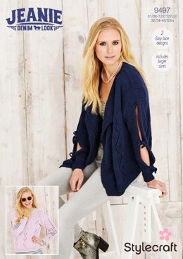 Jacket & Sweater in Stylecraft Jeanie - 9497 - Downloadable PDF