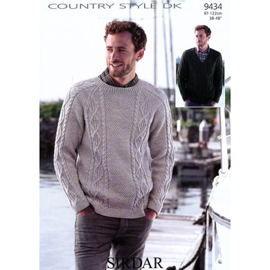 Sweaters in Country Style DK - 9434