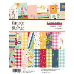Simple Stories Summer Lovin' Paper Pad 6x8in