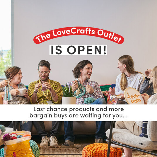 The LoveCrafts Outlet is open! Last chance products and more!