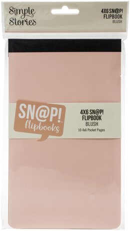 Simple Stories Sn@p! Flipbook 4"X6" - Blush