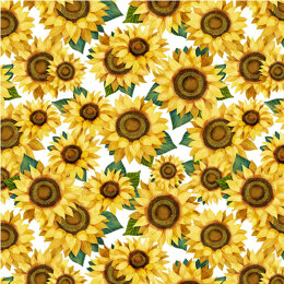 Michael Miller Fabrics Hello Sunshine - Sunny Days (White)