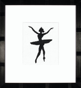 Lanarte Ballet Silhouette III Counted Cross Stitch Kit - 11.5 x 14.5 cm