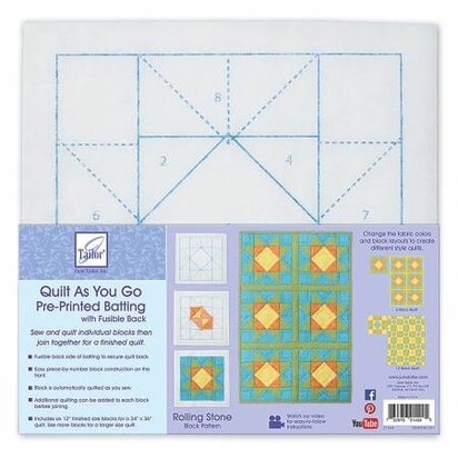 June Tailor Inc Quilt As You Go Rolling Stone Quilt