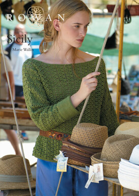Sicily Sweater in Rowan Cotton Glace