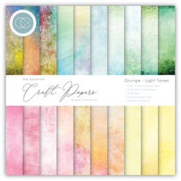 Craft Consortium Grunge Paper Pad 6in x 6in - Light Tones