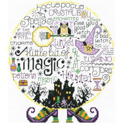 Imaginating Let's Be Magical (14 Count) - 8.3in x 9.4in