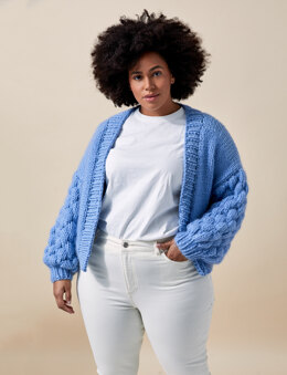 Made with Love - Tom Daley Bubble S-M Cardigan Knitting Kit