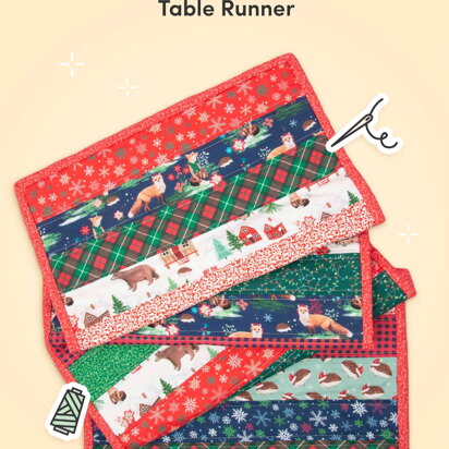 LoveCrafts Table Runner Pattern -  Downloadable PDF