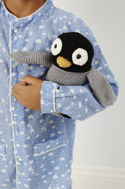 "Perry The Penguin Toy" - Amigurumi Knitting & Crochet Pattern For Toys in Debbie Bliss Rialto DK - DB131 - Leaflet
