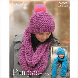 Hats and Scarves in Wendy Pampas Mega Chunky - 5752