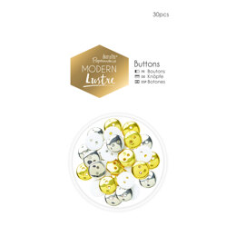 Papermania Buttons (30pcs) - Modern Lustre