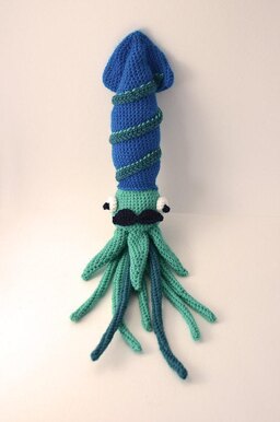 Squid Crochet Pattern, Squid Amigurumi