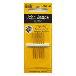 John James Size 22 Standard Tapestry Needles (6)