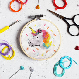 The Make Arcade Unicorn Cross Stitch Kit - 3 Inch