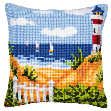 Vervaco Seascape Cushion Front Chunky Cross Stitch Kit