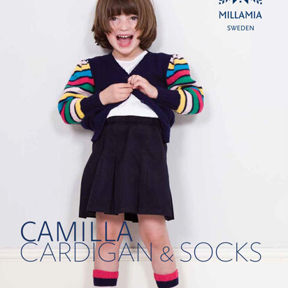 Camilla Cardigan and Socks in MillaMia Naturally Soft Merino