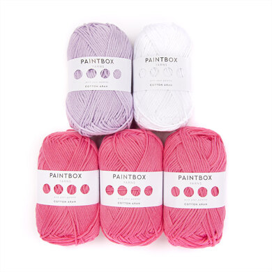 Paintbox Yarns Mollie The Bunny - Paintbox Yarns Cotton Aran 5 Ball Colour Pack