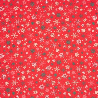 „Christmas Village" von LoveCrafts - Snowflakes Red