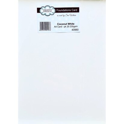 Creative Expressions Foundations Pearl Card A4 230gsm Pk20