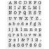 Stampendous Perfectly Clear Stamps - Small Typewriter Alphabet