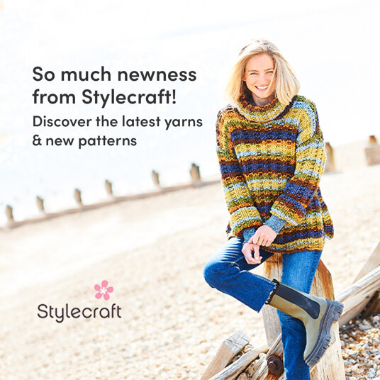 NEW fun yarns & downloadable patterns by Stylecraft have arrived!