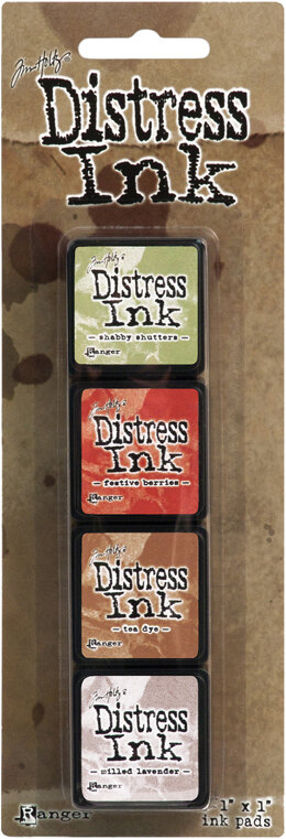 Ranger Tim Holtz Distress Mini Ink Pads 4/Pkg - Kit 11