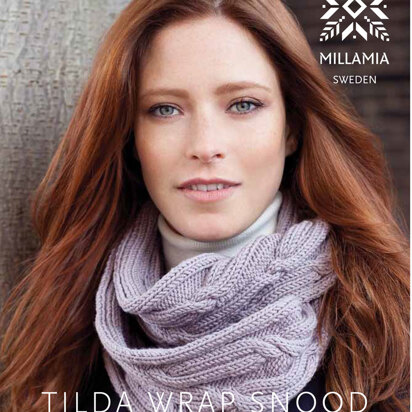 Tilda Wrap Snood in MillaMia Naturally Soft Aran - Downloadable PDF