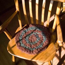 Sit Upon: A Crocheted Wool Roving Seat Pad