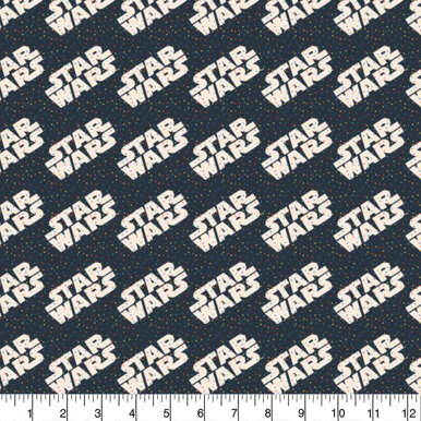 Visage Textiles Licensed – Star Wars Logo Tiny Dots